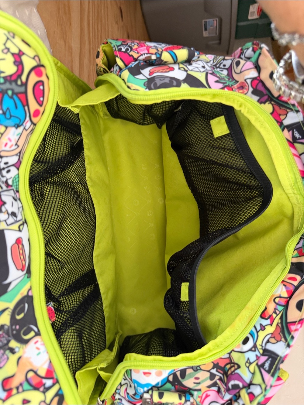 tokidoki Ju-Ju-Be Multicolor Cartoon Print Baby Bag - Picture 5 of 12